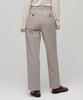 MUSINSA STANDARD WOMAN Women'S Heavyweight Fleece-Lined Straight Hidden Elastic Waist Slacks [Light Beige]