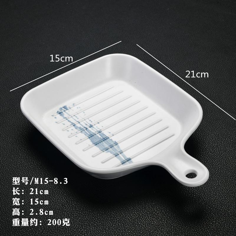 

Ударопрочная меламиновая столовая посуда Обеденная тарелка Тарелка для западной кухни Тарелки для пиццы Ручки для стейков Тарелки для суши Поднос для фруктов и закусок