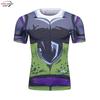 Mens Slim Fit Short Sleeve T-Shirt With 3D Print Quick-Dry Athletic Top Running Casual Sport