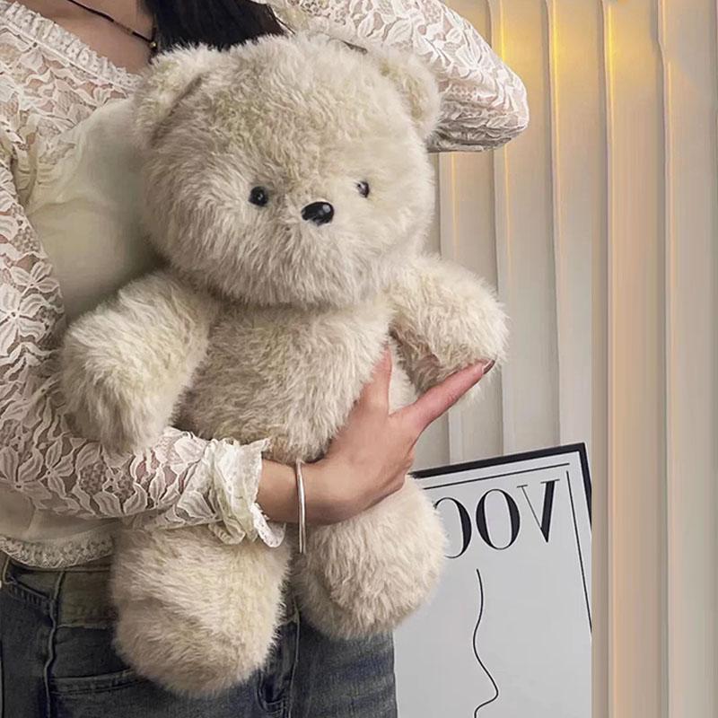 Running Bearl Plush Toys Cute Bear Dolls Stuffed Animals Toy Children Birthday Gift Pillow Teddy Bear Home Living Room Bedroom
