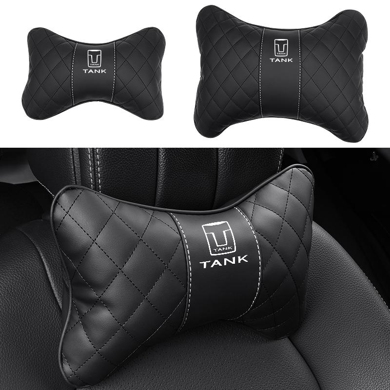 ABCO1 Car Seat Head Support Lumbar Cushion Headrest Neck Pillow For Great Wall GWM Tank 300 Tank500 City 300 Border 400 500
