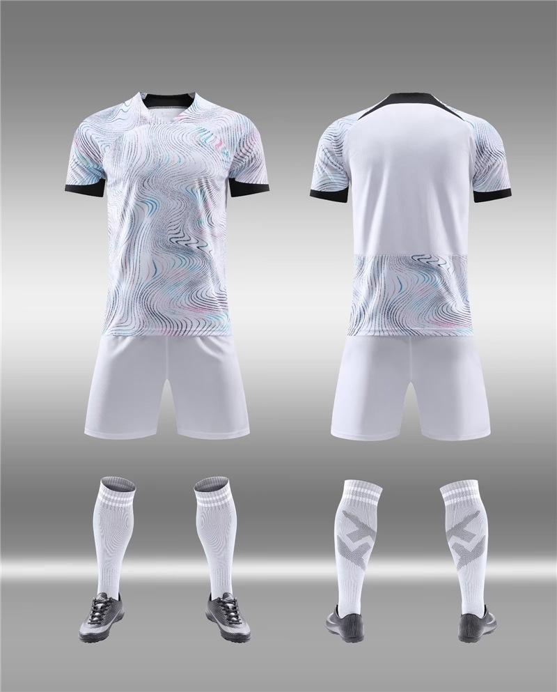 Seturi de uniforme de fotbal, Tricouri pentru bărbați și femei, Uniforme școlare, Uniforme de antrenament, Îmbrăcăminte sport cu mânecă scurtă, Vară