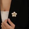 New Alloy Brooch High-end Niche Women's Peony High-end Pin Coat Suit High-end Versatile Brooch