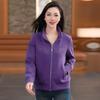 New 2026 Women's Stand Collar Hoodie: Chic, Casual, Loose-Fit Long Sleeve Jacket for Spring & Fall
