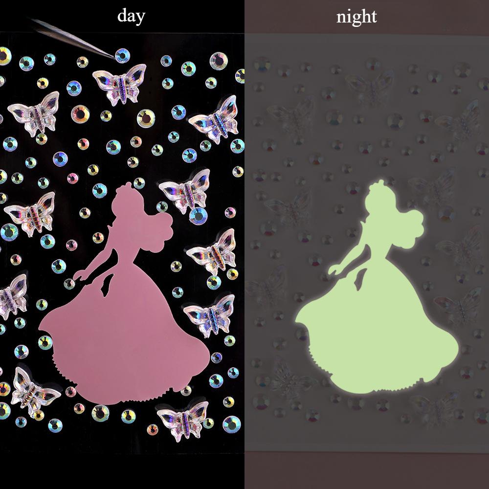 

Новые наклейки для лица со стразами и бабочками, временные наклейки для татуировок с жемчугом, долговечные водостойкие блестящие тени для век для макияжа на празднике