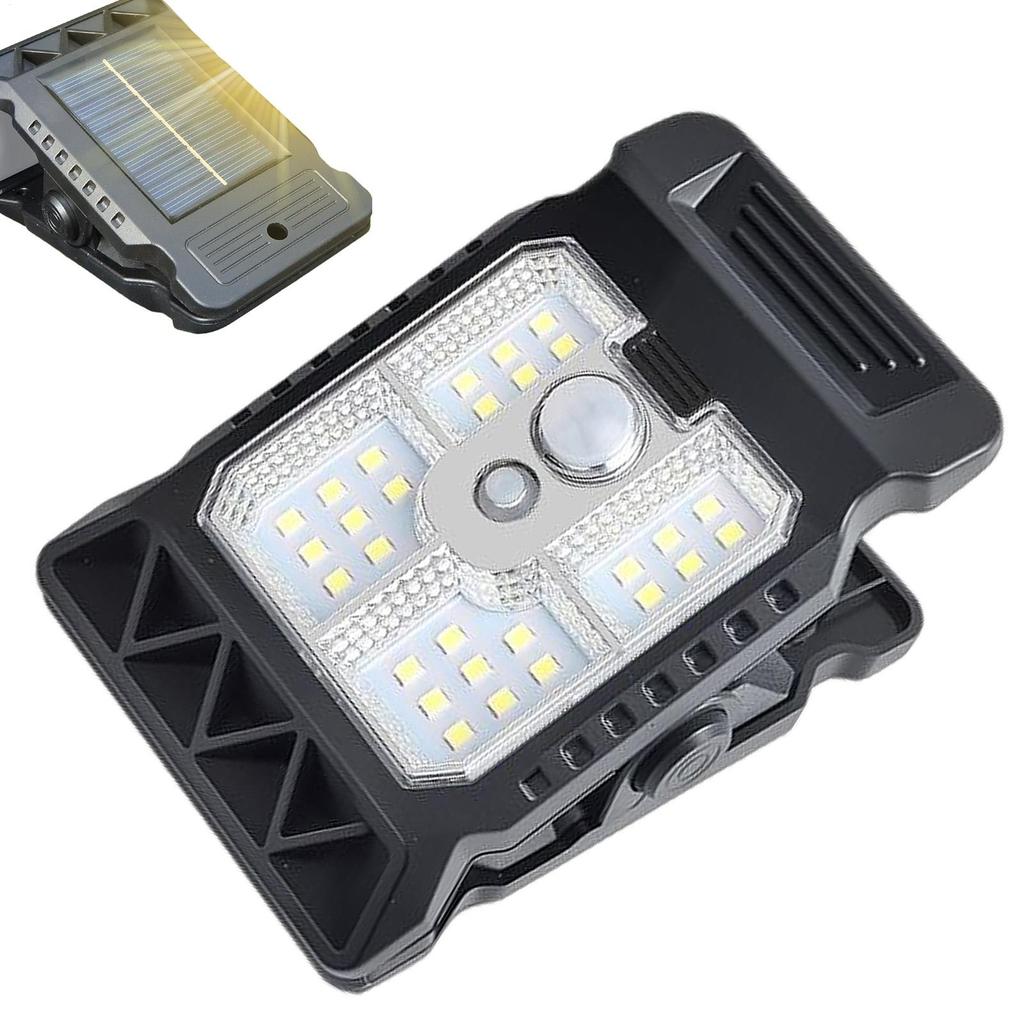 Clip on Solar Lights Outdoor Waterproof Motion Sensor Solar Lights Clip on Waterproof Portable LED Lighting for Garage Camping