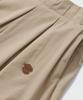 Concept College Campus Rubber Beige Flare Midi Skirt [Women'S]