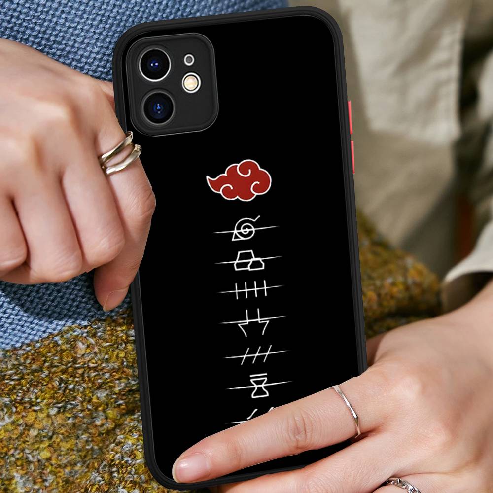 Hot Anime N-Narutos Phone Case For IPhone 16 15 14 11 12 13 Pro Max Plus 12 XS Max Back Cover Matte Case