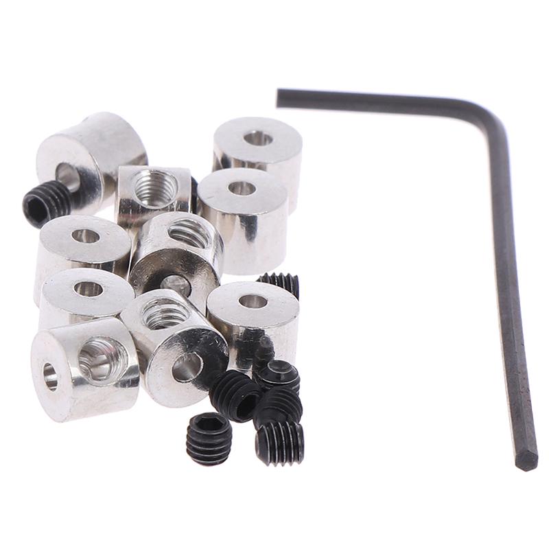 7mm Délka Mosazné Zarážky Zamykací Zapínání na Odznaky Chrániče Držák Imbusový Klíč