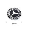 ESU5 1pcs 57mm Car Hood Emblem Badge Bonnet Emblem For Mercedes Benz W124 W140 W163 W202 W203 W204 W210 W211 W205 A2048170616