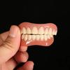 New False Teeth Silicone Upper & Lower Veneers Perfect Laugh Veneers Dentures Paste Fake Teeth Braces Comfortable Teeth