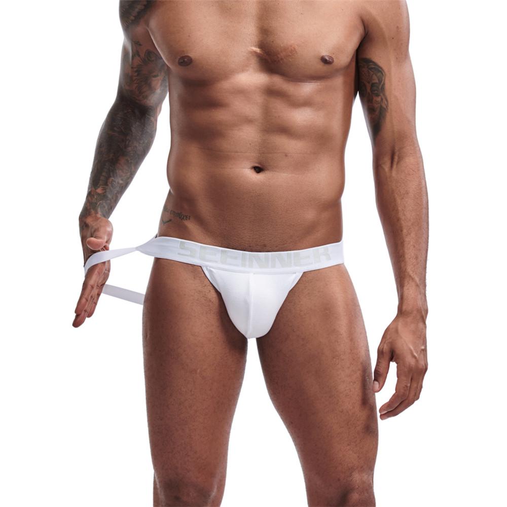 Sexy Bikini Men Underwear Men Thongs Briefs Gay Penis Pouch Double Thong Underwear Male Jockstrap