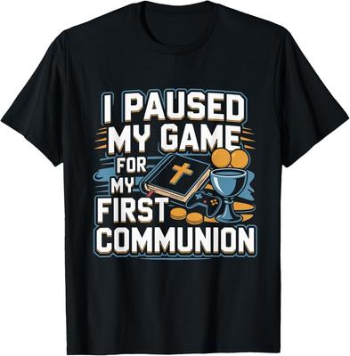 Meine Erstkommunion Videospiel-Controller Geschenke Jungen Mädchen T-Shirt Unisex T-Shirt