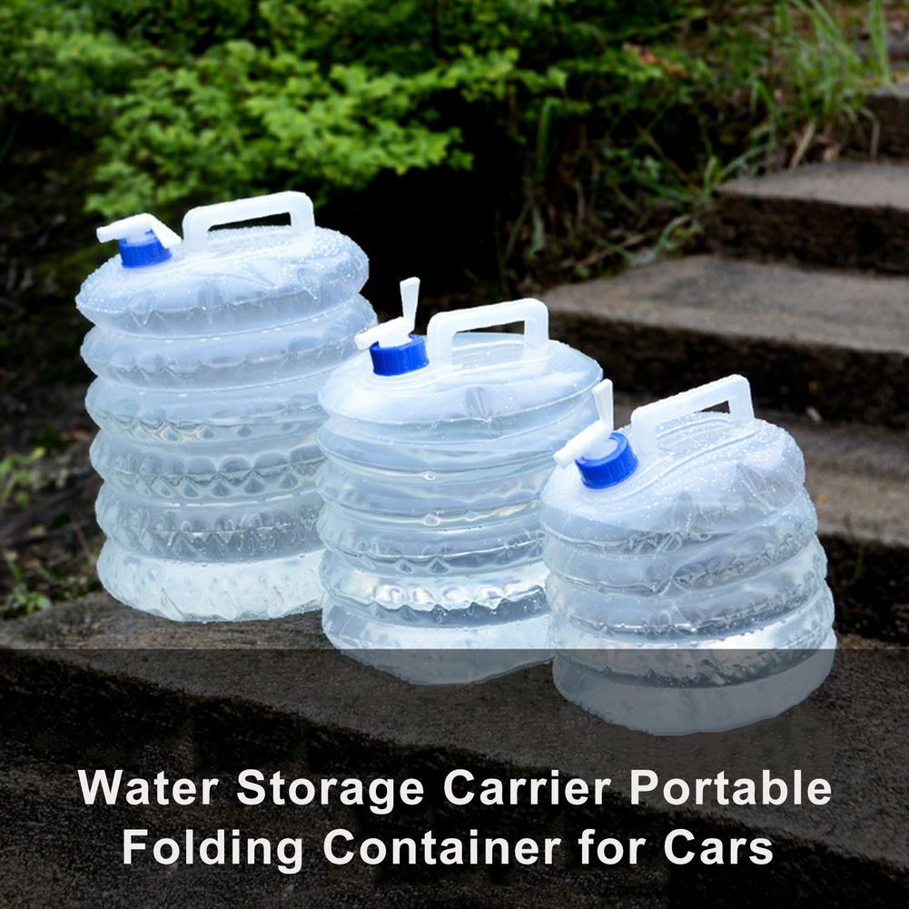 Reglarea volumului de ieșire Rezervor de apă Butoi Mașină 5L/10L/15L Portabil pliabil pentru depozitare apă Găleată ceainic cu mâner