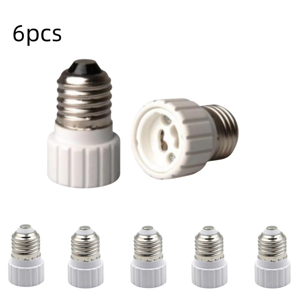 6/10pcs E27 To GU10 Modern Design Lamp Base Extend Base LED Light Bulb Lamp Adapter Converter Screw Socket