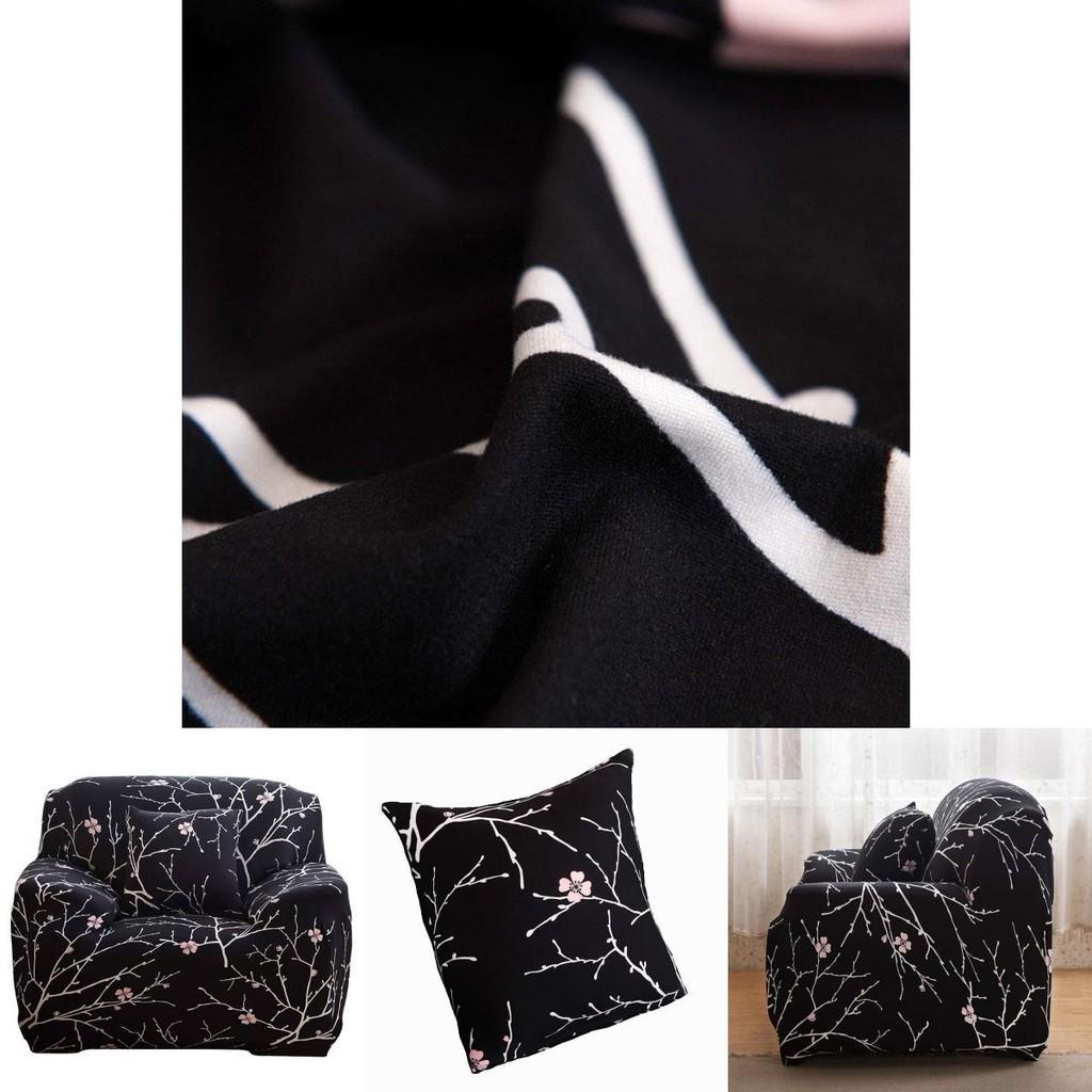 Elegant Floral Stretch Chair Sofa Love Seat Covers With Soft Texture And Excellent Fit