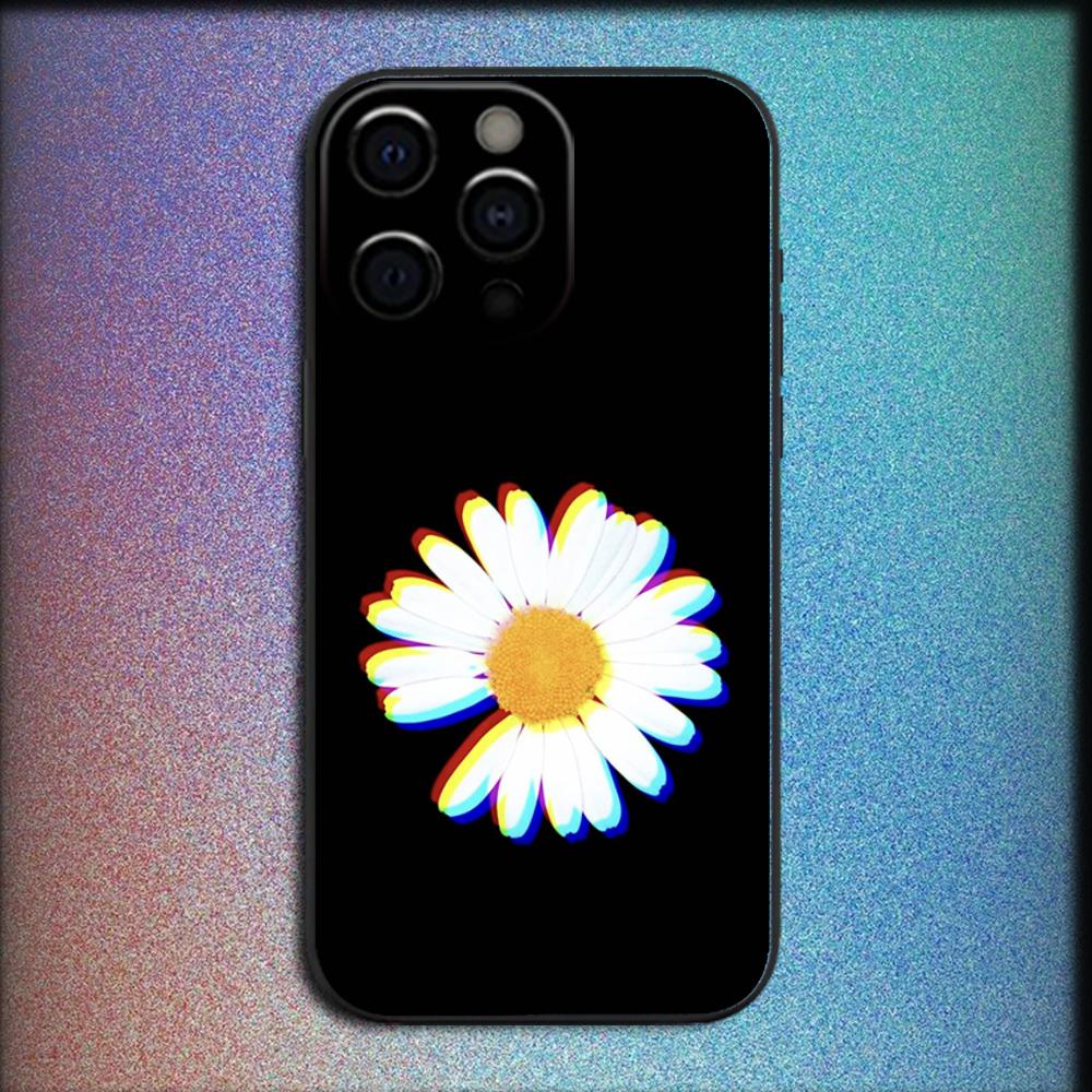 Chrysanthemum Singer GD G-Dragon Phone Case For iPhone 16,15,14,13,12,11,Pro,XS,Max,XR,Plus,SE,Mini Soft Black Cover iPhone13