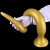 Extra Long Silicone Anal Plug with Large Tail - Safe Comfortable Adult Masturbation Massage Sex Toy