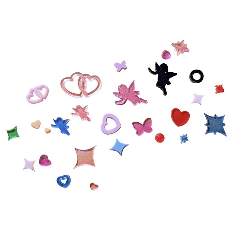 Resin Shaker Fillings Mold,Silicone Angel Mold Epoxy Resin Mold Filler Quicksand Casting Filling Mold for Jewelry Making