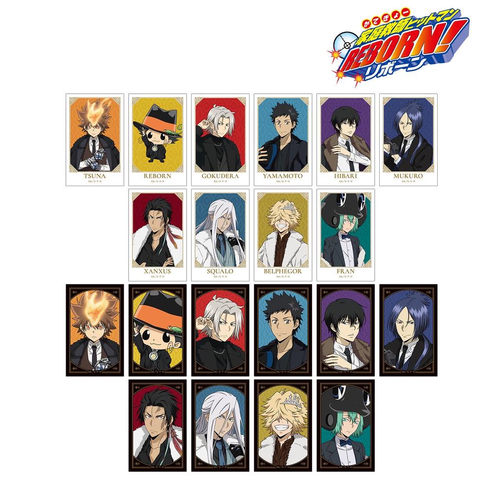Katekyo Hitman Reborn Original Fur Coat X Suit Ver. Trading Illustration Cards Box of 20