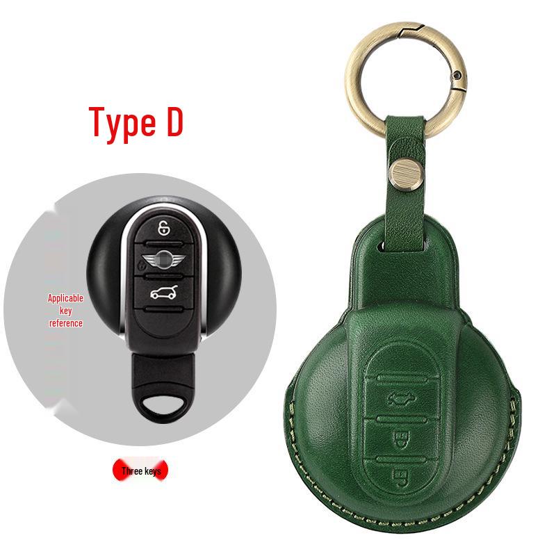 Genuine Leather Key Case for BMW 5 & 7 Series - Blade Key Compatible