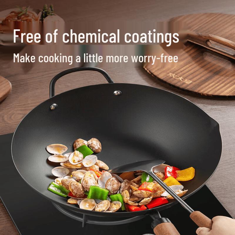 COOKER KING Japanese-Style Iron Stir-Fry Wok