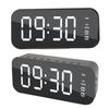 Mirror Surface Alarm Clock Bluetooth Speaker Digital Wireless Alarm Clock Bluetooth Speaker for