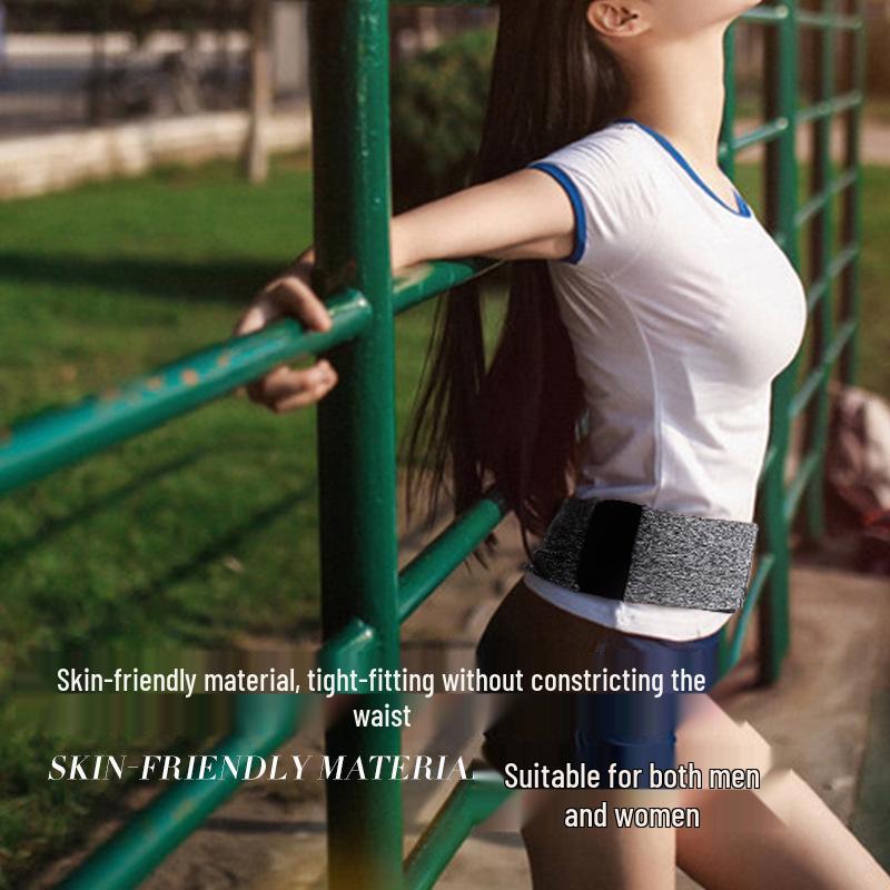 Adjustable Elastic Waist Pack with Water Bottle Holder and Phone Pocket