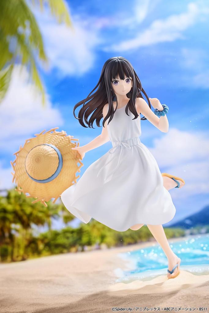 BellFine Licorice Recoil Takina Inoue White Dress Scale PVC Complete Figure BF202 Ver. 1/7 Pre-painted