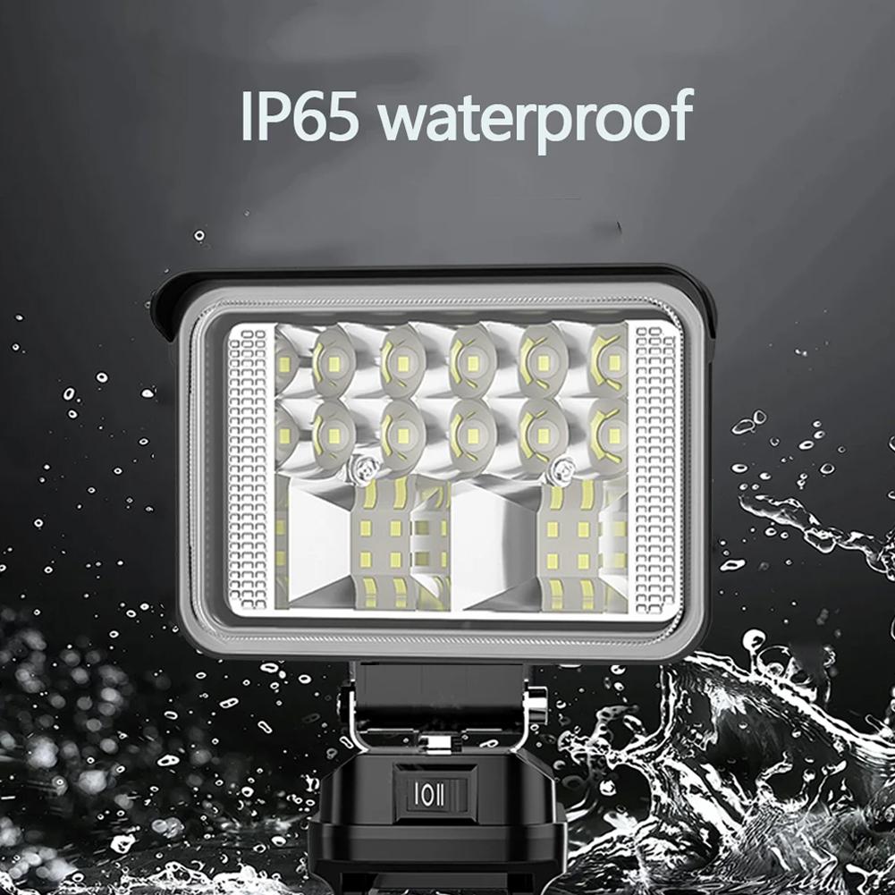 For Makita 18V Emergency Cordless Work Light Multifunctional LED Work Light with USB Interface Outdoor Waterproof Floodlight