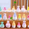 1PC Resin Vase Miniature Flowerpot Small Mouth Vase Ornament Micro Landscape Fairy Garden Decor DIY Craft Accessories Plant Pot