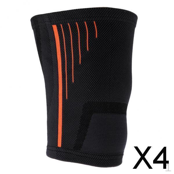 

4xElastic Sports Knee Brace Support Sleeve Arthritis Compression