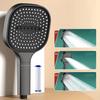 13cm Large Panel Shower Head High Pressure Water Saving Filter Nozzle 3-Mode Shower Head Adjustable Whirlpool Sprayer Bathroom Accessories