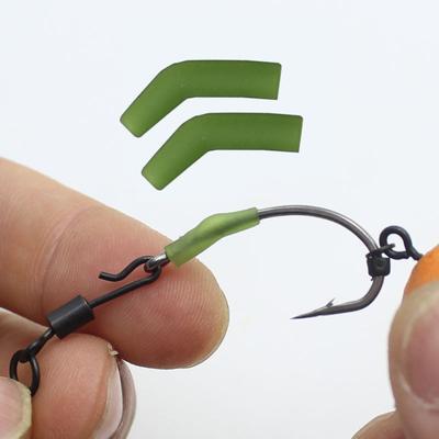 30 τμχ Αξεσουάρ για ψάρεμα κυπρίνου D Rig kickers γάντζοι γραμμή ευθυγράμμιση μανίκι μανίκι κατά του μπερδέματος για μαλλιά ronnie rigs end tackle