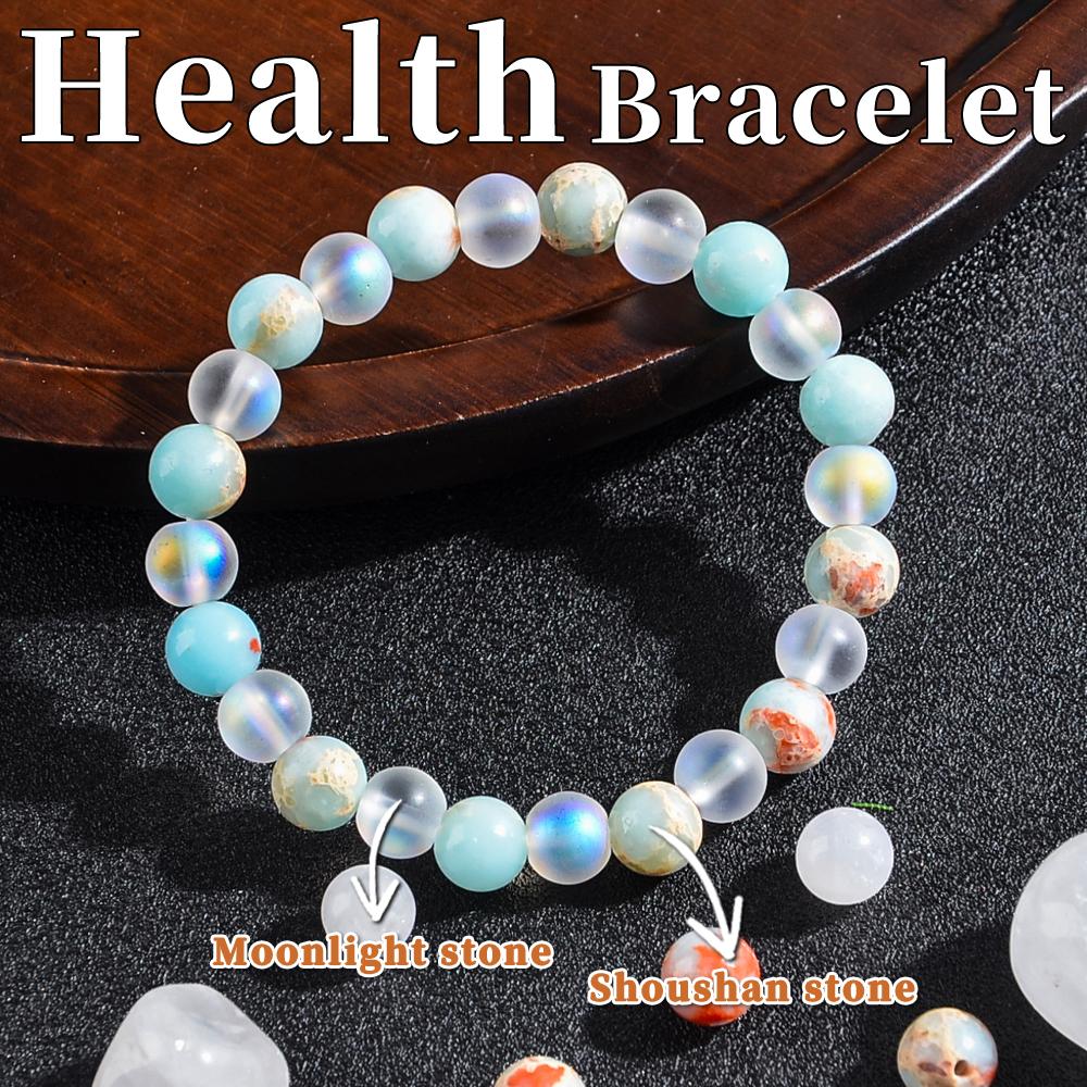 8mm Natural Shoushan Stone Health Bracelet, Bringing Health and Longevity, Fashionable Beaded Bracelet for Men and Women
