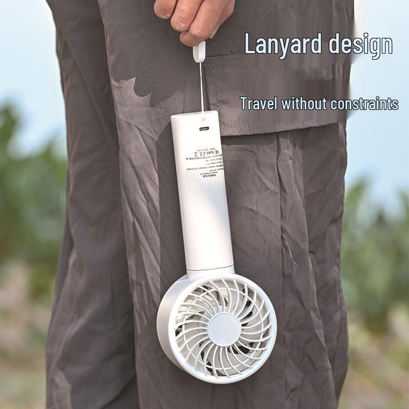 Hot Ice F602 Rotating Head USB Handheld Fan with 100 Speeds & Smart Digital Display