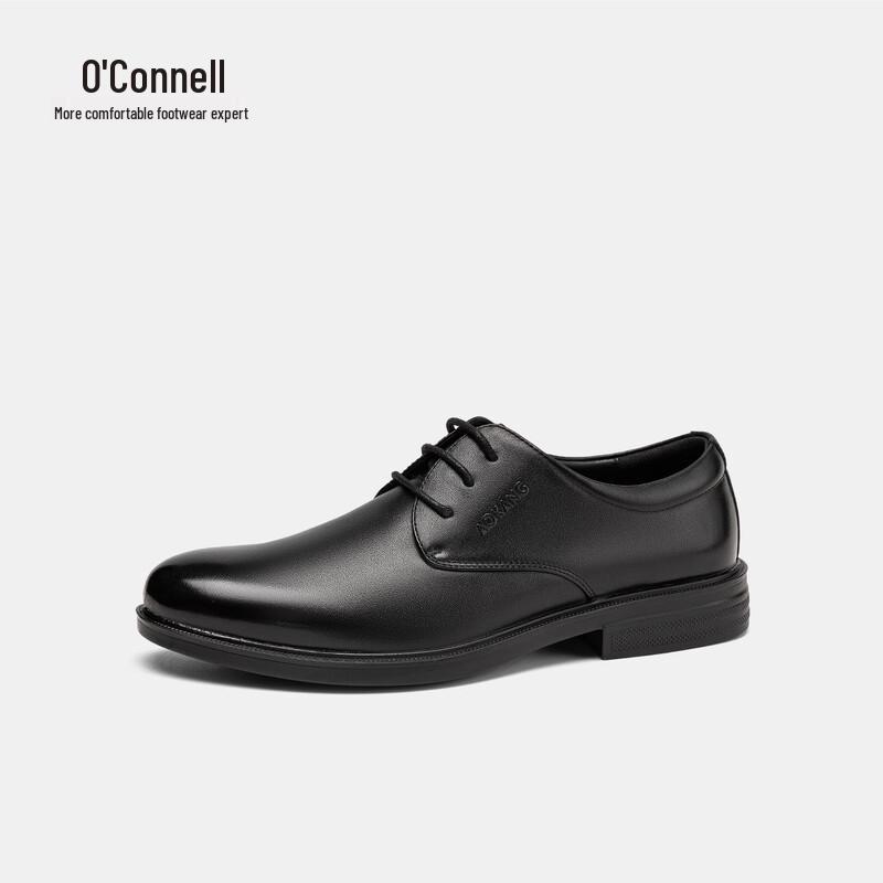 Aokang Men s First-Layer Cowhide Business Derby Shoes 40