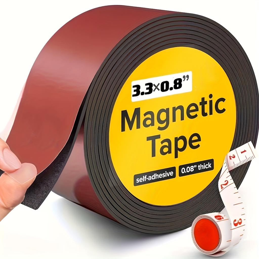 1pc Heavy-Duty Magnetic Tape Roll - Strong Self-Adhesive Magnetic Tape, for Crafts, Office, Home, Projects, Craft Supplies