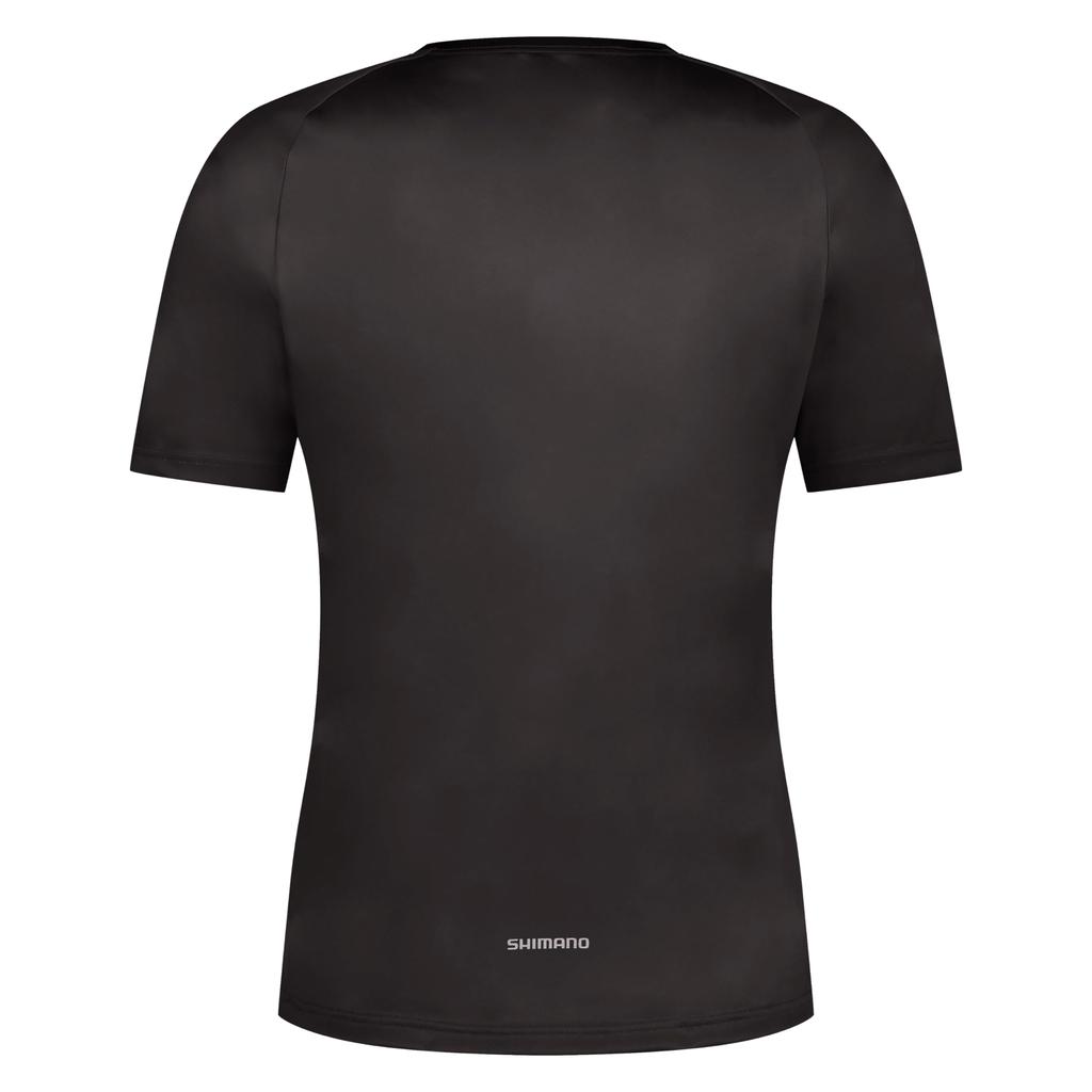 SHIMANO Cycling Jersey SENTIERO Short Sleeve Jersey, Gray, Large (European Size), Suitable for Heights 177-183cm
