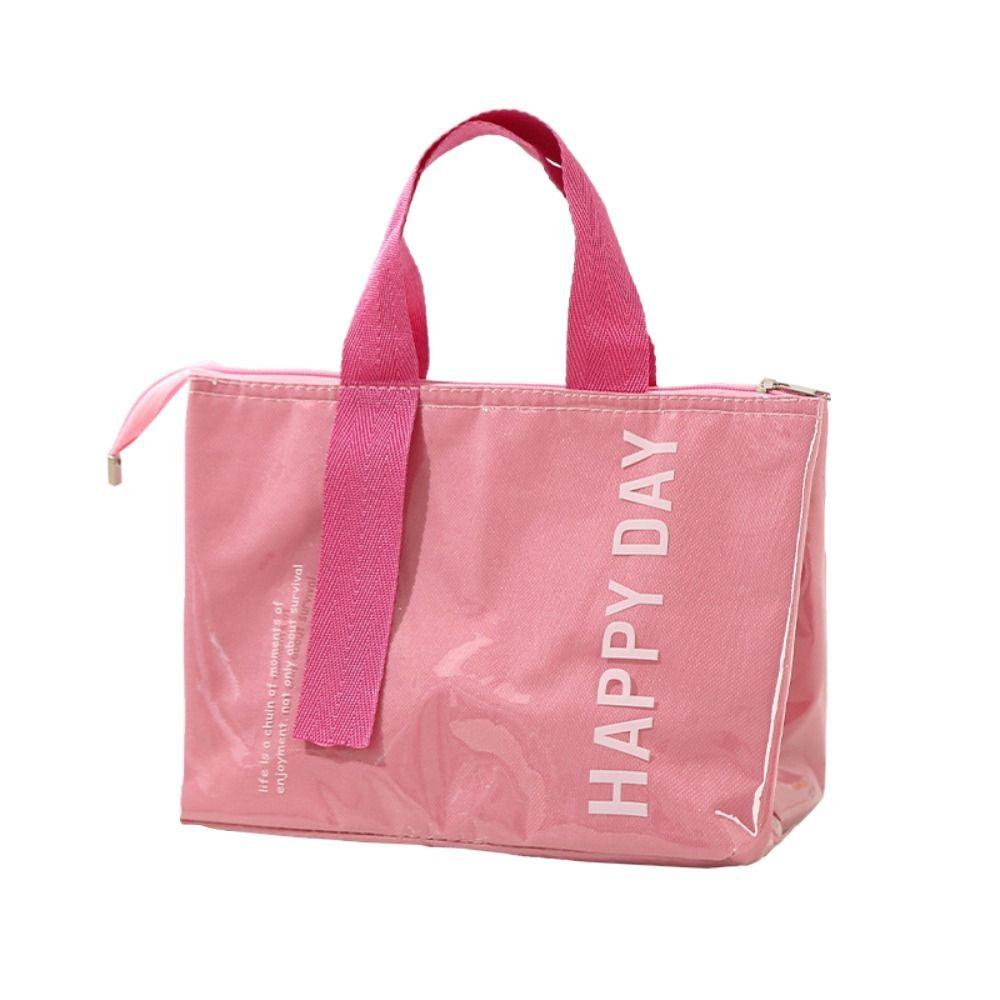 Large Capacity Picnic Bag Large Opening Design Lunch Box Bag Meal Pouch Food Storage Bag School