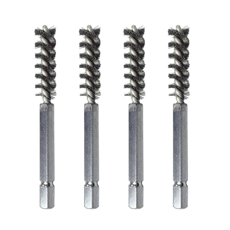 2/4PCS Golf Clubs Head Hosel Brush Golf Club Brush Wire Brush Electric Drill Wire Brush Cleanup Golf Club Epoxy