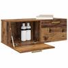 Wall Mounted Cabinet in Reclaimed Wood Look 100 x 36.5 x 35 cm Engineered Wood
