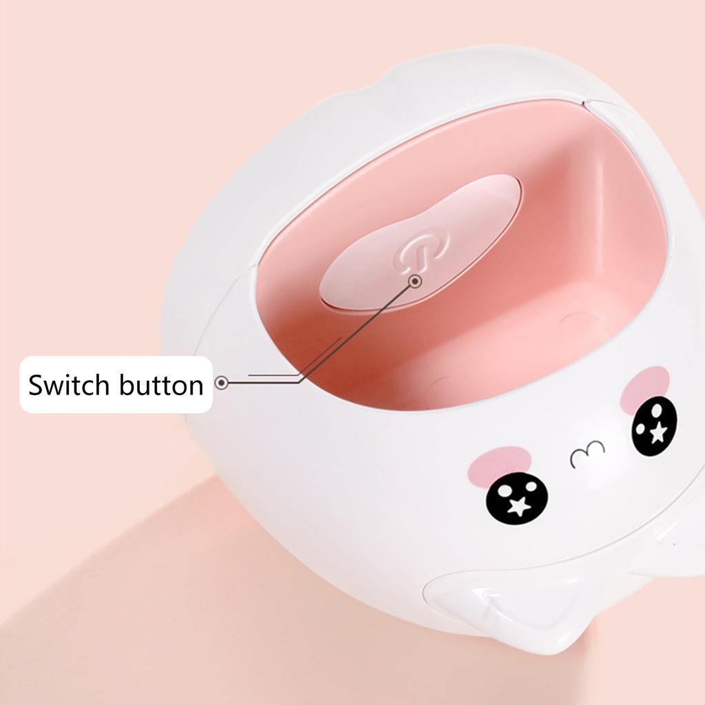 Niedliche Katzenform Mini UV LED Lampe zum schnellen Trocknen Tragbares Nagellicht 8 Stück Lichtperlen Schnell trocknend Härtend Polieren Nagelkunst