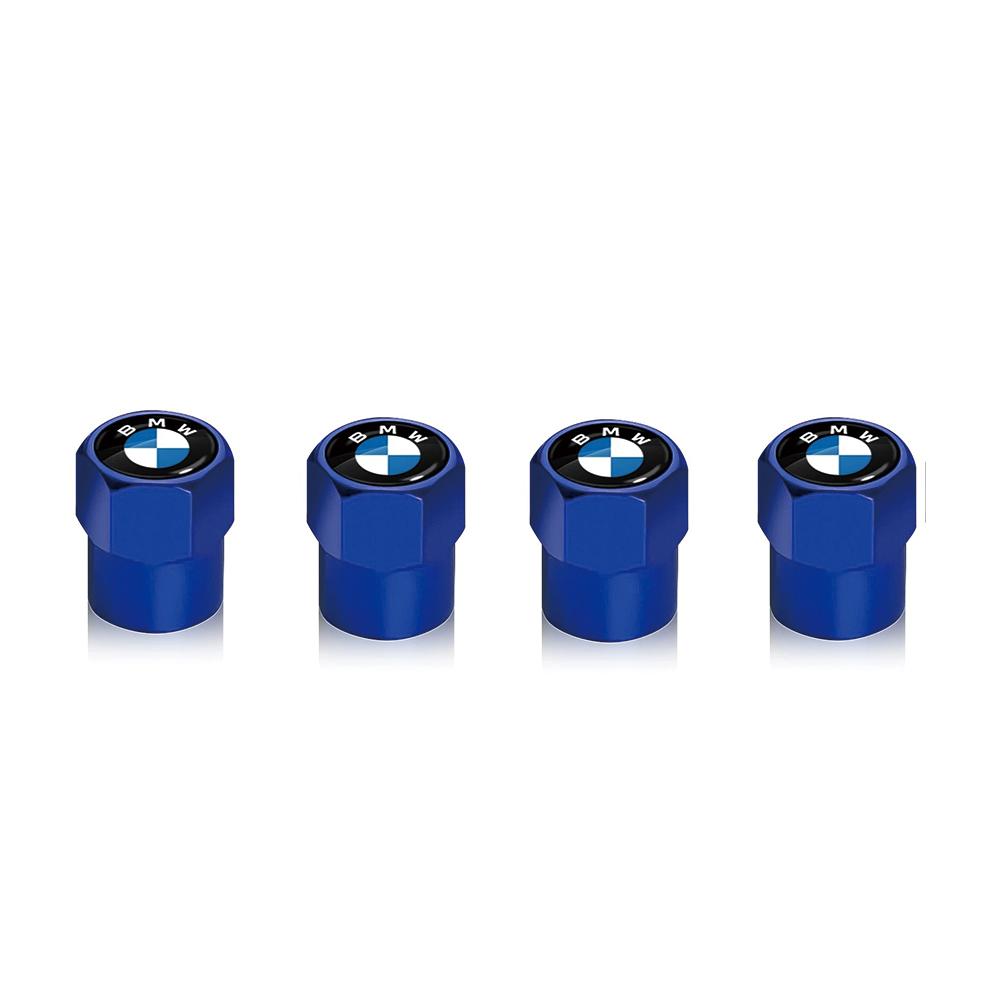 New 4Pcs Car Wheel Tire Valve Caps Air Stem Covers for BMW M E34 E36 E60 E90 E46 F10 F20 F30 X5 X6 X1 M3 M5 M6 E71 Accessories