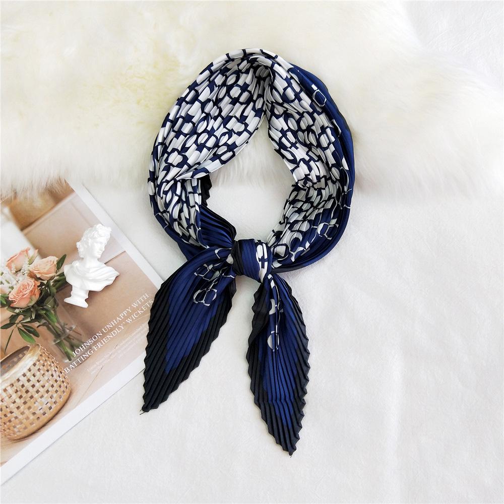 Fashion Decoration Scarf Hairband Tie Hair 70 Small Square Scarf Silk Scarf Women'S Spring And Autumn Versatile Small Scarf Professional Scarf