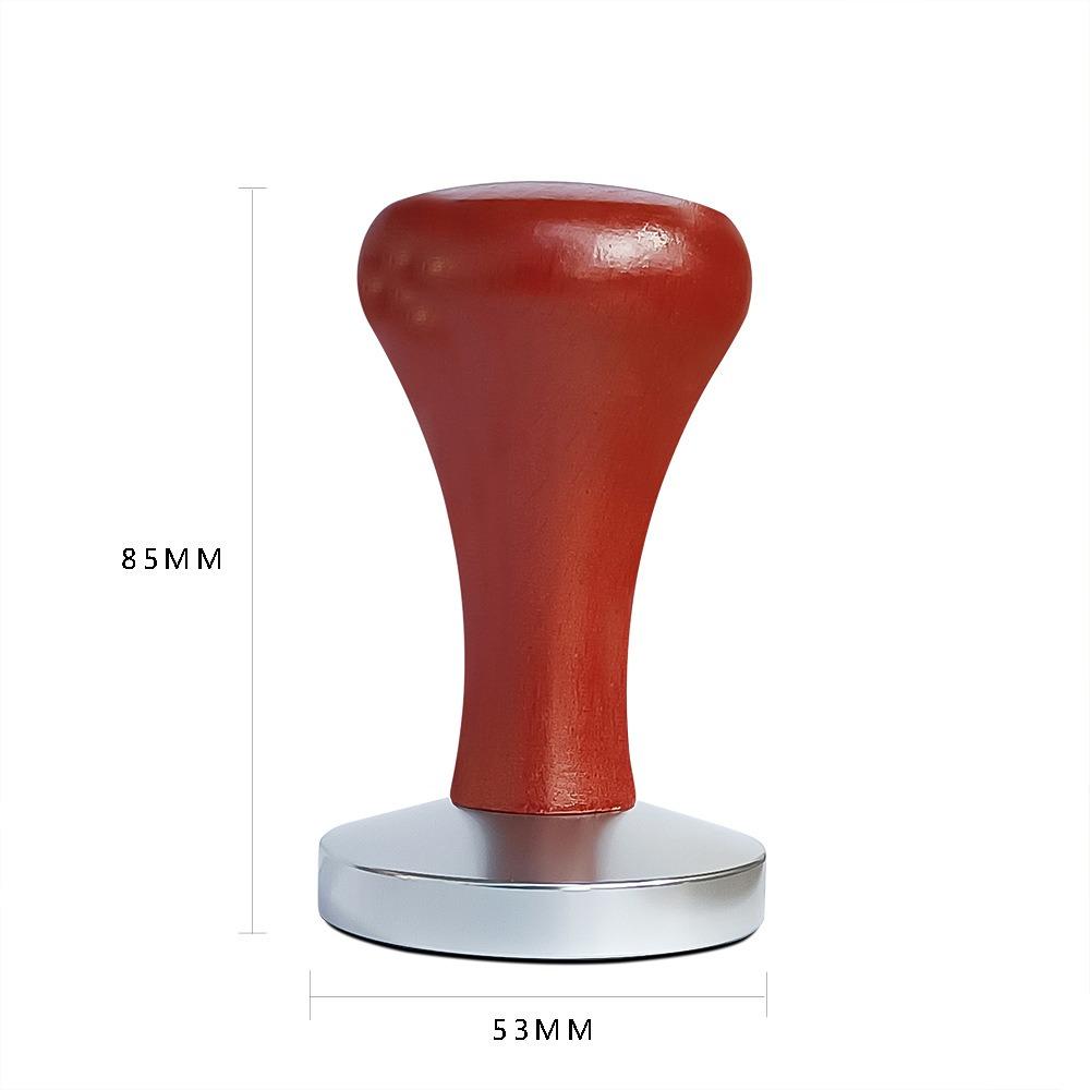 Hammer Pressing Powder Hammer Espresso Coffee Tamper Wood Handle 51mm/53mm/58mm Pressure Tamper