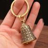 Buddhist Prayer Keychain Bell Accessory Crafted In User Friendly Metal Material Fashionable Key Accessories