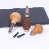 Jewelry Craft Handle Pin Vise Vice Wooden Handle With Chuck Wrapping Drill Tool