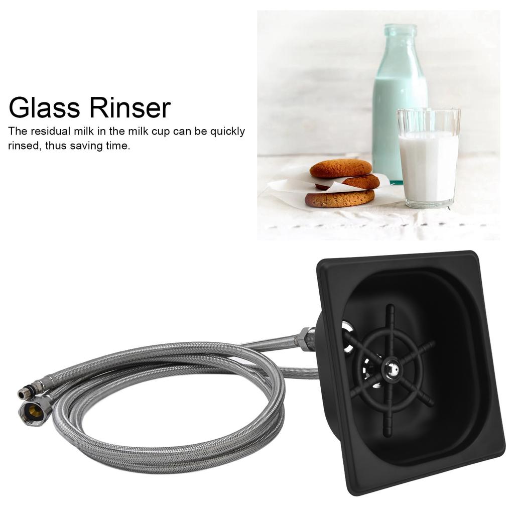 Glass Rinser Stainless Steel Automatic Cup Washer Cleaner for Bar Pub Restaurant Coffee Shop Hotel
