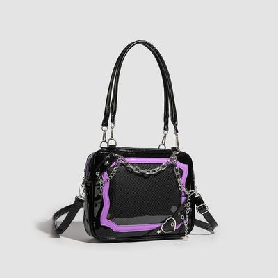 2025 neue Y2K Kette Spice Girl kleine Lebensmittel Schmerz Tasche transparent Bar tragbare Umhängetasche lässige Tragetasche